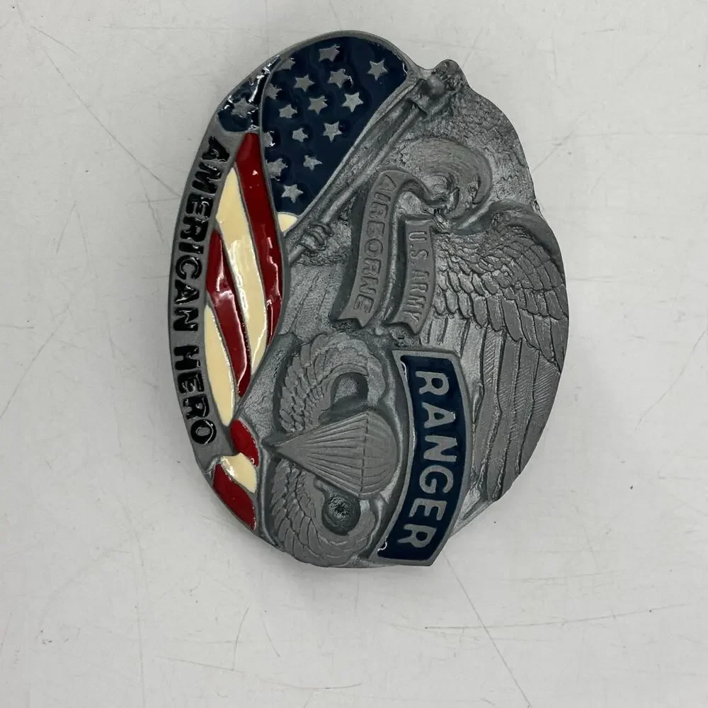 Great American Buckle for Belts American Hero Ranger Eagle